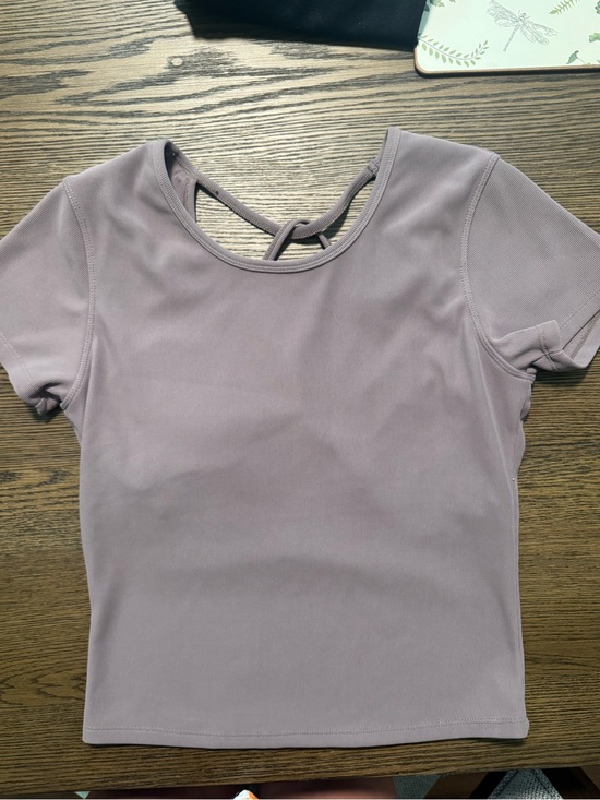 Move Theology Tops - Move Theology Lavender Cross-Back Active Top | Large | Workout Yoga Athleisure